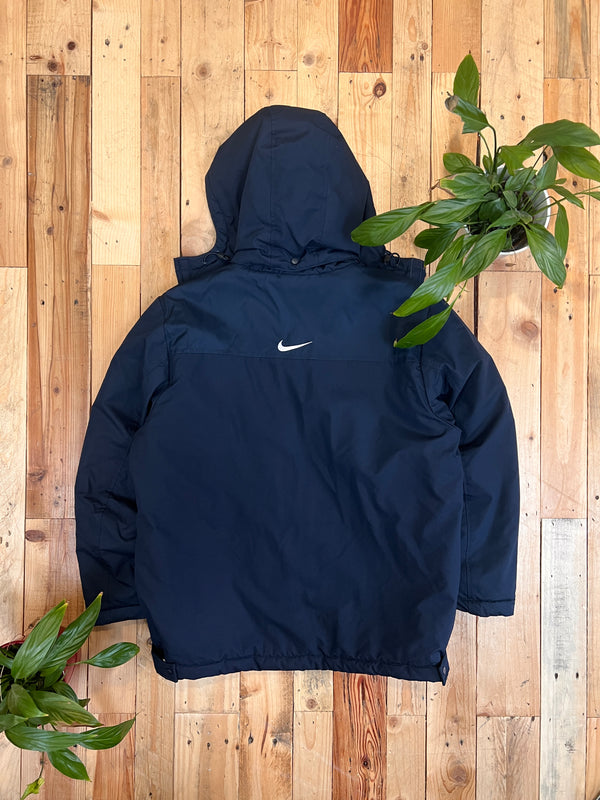 Nike early 00’s Quilted Embroidered Club Swoosh Jacket | M