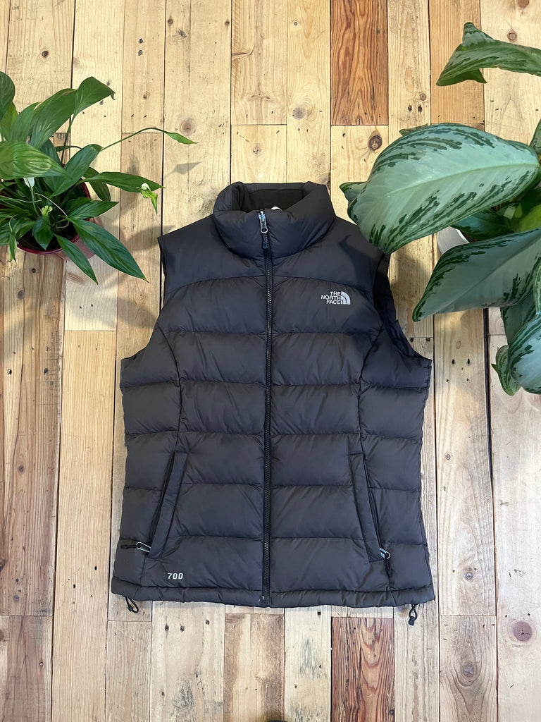 The North Face Women’s Brown 700 Nuptse Gilet | M