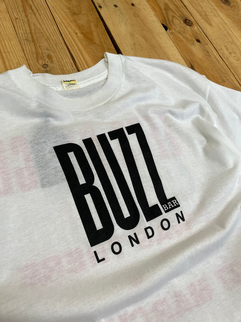 Screens Stars Vintage Buzz Bar London Single Stitch T-Shirt | XL