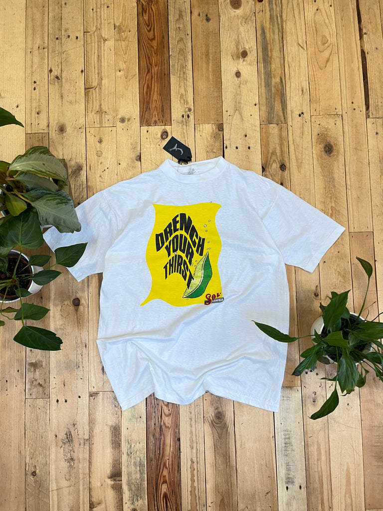 Vintage 90s Sol “Drench Your Thirst” Single Stitch T-Shirt | XL
