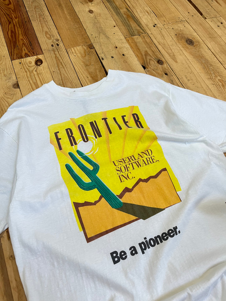 Frontier Software Vintage Single Stitch Graphic T-Shirt | XL